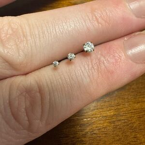 NEW- 14K Gold Filled Nose Ring Studs -free with bundle